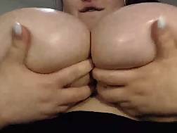 4 min - Big natural oiled boobs