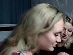 2 min - Lovely camgirl licking friends