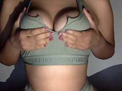 4 min - Boobies bra bouncing nips
